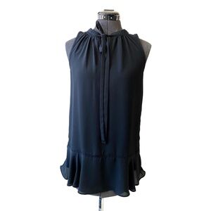 Black Sleeveless Blouse